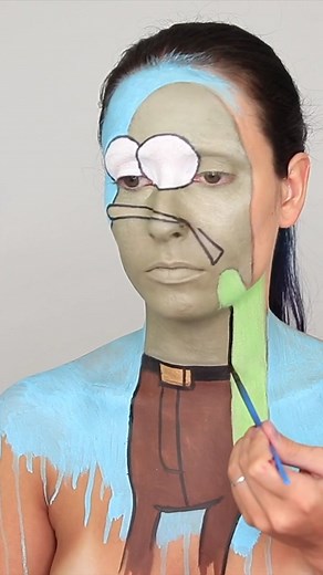 Bob Esponja Body Paint Fail