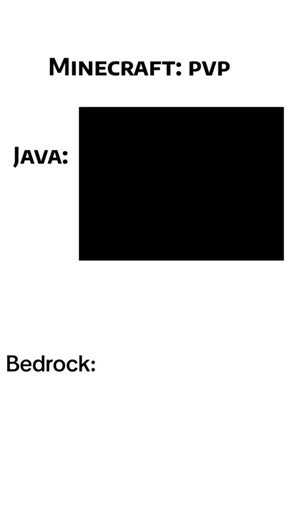 The real difference between java and bedrock pvp