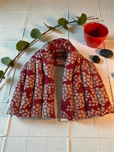 Extra Long Microwavable Neck Wrap 8x31 Inches : Hot Cold Pack for Pain Relief, Stress, Migraines Natural Cotton Heating Pad - Etsy