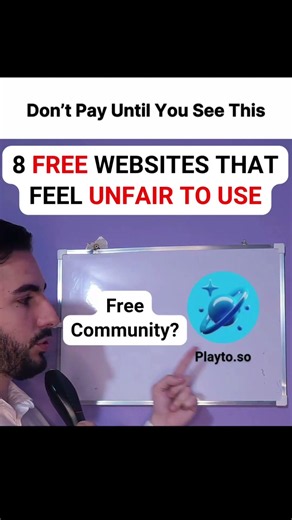 🤫 8 FREE WEBSITES THAT FEEL UNFAIR TO USE 👇