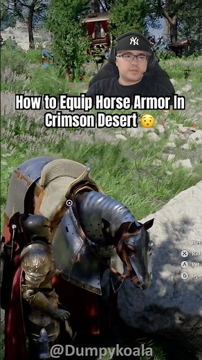 How to Equip Horse Armor In Crimson Desert 😯 #crimsondesert