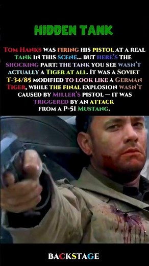 Tom Hanks Shot at a REAL Tank in This Scene! 😱