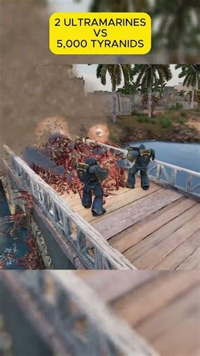 2 Ultramarines vs 5,000 Tyranids - WARHAMMER 40K Battle Simulator #CaptainTitus #warhammer40k #titus