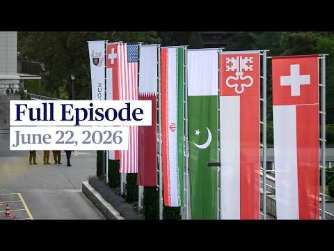 PBS News Hour live episode, June 22, 2026