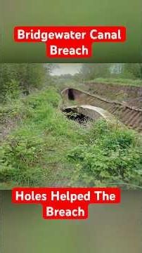 MASSIVE HOLES FOUND IN THE BRIDGEWATER CANAL #urbex #discovery #canal