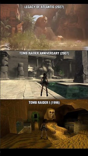 Legacy of Atlantis Remade THIS Location From These Two Games…. #gaming #tombraider