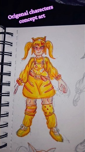 oc origenal charecter concept art for sum manga inspired indie comics I'm working on #animeart