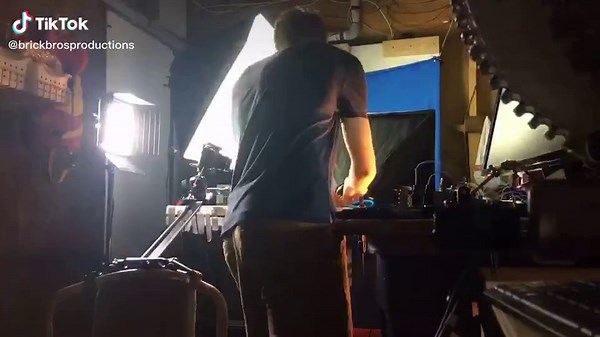 A #BTS look at our latest #lego #stopmotion “The Jump”