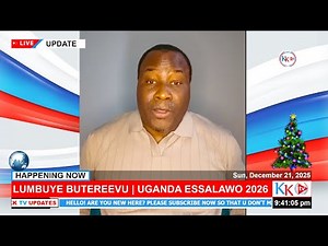 LIVE BREAKING NEWS: Lumbuye Fred Gives an Update on Current Affairs