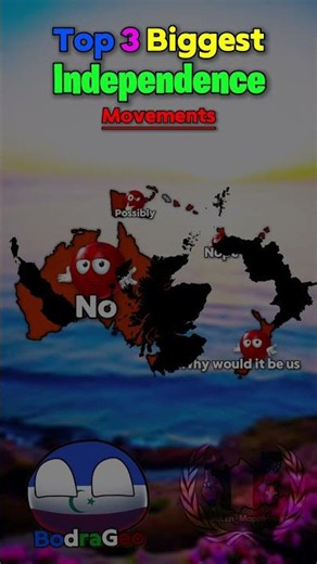 Top 5 Biggest Independence Movements | Collab with vqlxn_mapping | #mapping