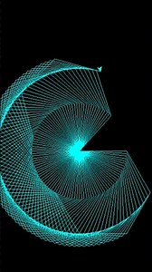 Crystal Pattern using turtle 🐢 python. #coding #program #shorts #python