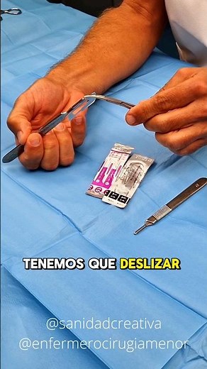 Assembling and disassembling a scalpel blade. How do you do it?