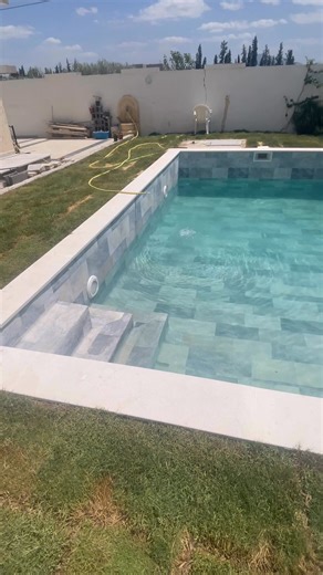 ✅Mise à l’eau piscine liner avec la gamme Keramik 🤍🖤🤍 « BLUEMOON » CEFIL POOL ✅ Dimensions 7/4 mètre N’hésitez pas à contacter notre service commercial pour demander un devis ou une visite technique : 58524687 / 58524686 / 92241800 | Hannibal Piscines