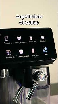 Giselle Smart Grind & Brew | Semi-Automatic Espresso Coffee Maker with Grinder & Milk Frother