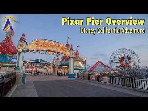 Pixar Pier Overview at Disney California Adventure