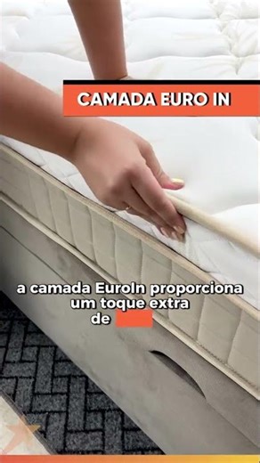 Double Mattress Set with Storage Box Spring, Superlastic Springs, Euro Pillow Start - Esplanada M...