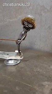 Look at these quirky little metal creatures by @christiankiki28! 🛠️ Made from recycled parts, each sculpture is full of personality—part robot, part character, all charm. Who knew scrap metal could be this fun! #MetalArt #RecycledArt #ChristianKiki #QuirkyCreatures #FoundObjectArt | The British Ironwork Centre