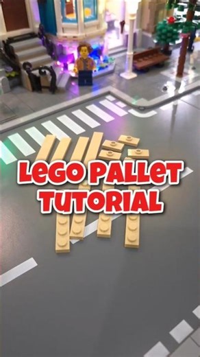 How To Build A LEGO Pallet! #lego #shorts #tutorial