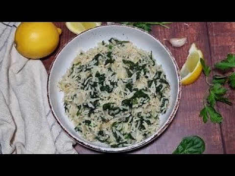 How to Make Spinach Rice - Easy & Delicious Spinach and Rice Recipe