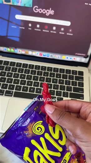 I think this is the best Taki I’ve ever gotten #takis #good #snack #taki #blessed