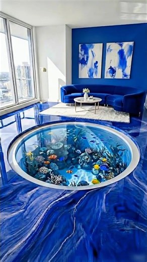 I Built a Living Aquarium Inside My Living Room Floor! 🐠✨
