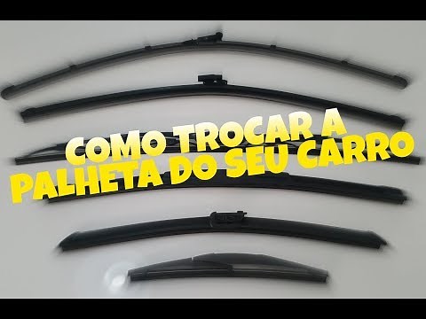 COMO TROCAR O LIMPADOR DE PARABRISA DO CARRO | DIVERSOS TIPOS DE PALHETAS | ZEZINHO AUTOMÓVEIS
