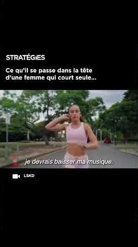 Courir seule ne devrait pas faire peur ...