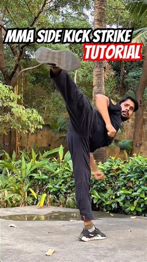 Mma side kick tutorial with easy step🥋💥#kick #mma #trending #viral #shorts #fighter #ufc #muaythai