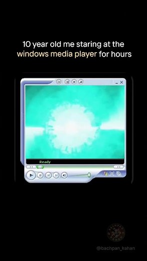 Remember 🥹 Windows Media Player visualizations on early Windows PCs