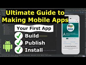 How to Create and Publish Your Mobile App ? Android Development Full Course with Source Code
