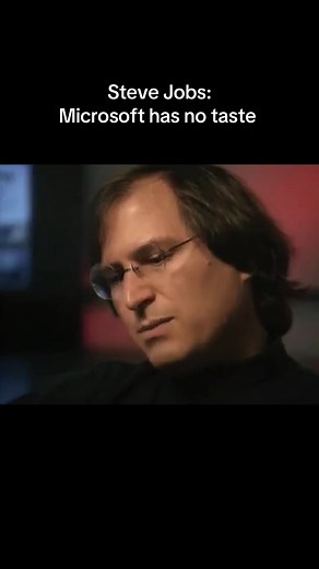 Steve Jobs on his competitor Microsoft #entrepreneur #techtok #business #success #iphone