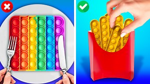 34K views · 28 reactions | Pop it! colorful and funny diy crafts with fidget toys that will satisfy you: | 5-Minute Recycle | Facebook