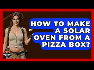 How To Make A Solar Oven From A Pizza Box? - Survival Skills for Everyone