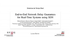 End-to-End Network Delay Guarantees for Real-Time Systems using SDN