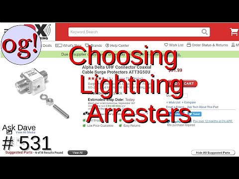 Choosing Lightning Arresters (#531)