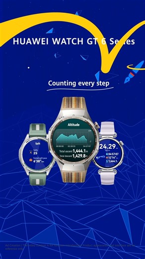 6K views · 252 reactions | The HUAWEI WATCH GT 6 Series features the all-new Sunflower Positioning System, enhancing satellite reception for greater accuracy in your activities. It helps to keep your tracking more precise and reliable wherever your day takes you. Watch this video to learn more about the all-new Sunflower Positioning System. #HUAWEI #HUAWEIMY #HUAWEIWATCHGT6 #HUAWEIWATCHGT6Pro #RidetheWind | Huawei Mobile | Facebook