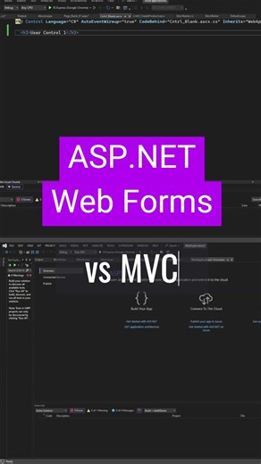 Webforms vs MVC | ASP.NET #dotnet