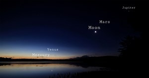 Photos of a Rare Planetary Alignment That Won't Occur Again Until 2040