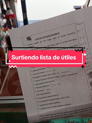 Lista de Útiles Escolares 2025: Todo lo Necesario