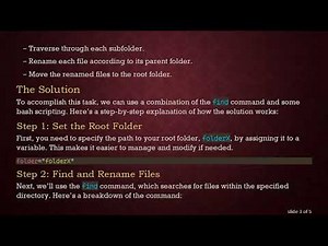 How to Move and Rename Files from Subfolders to a Root Folder in Linux Shell