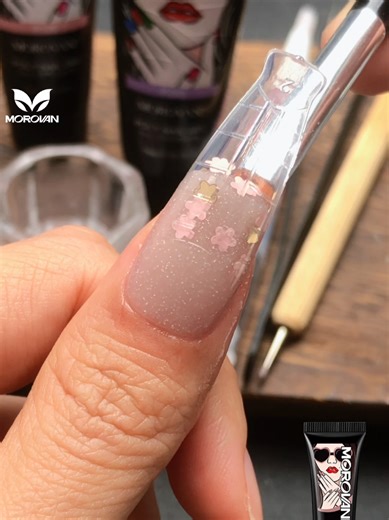 All-in-one polygel set that even first-timers can use . #polygel #nail #fyp #polygeltutorial #morovan