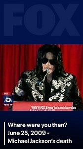 34K views · 300 reactions | Where were you when you heard Michael Jackson had died? The King of Pop’s sudden death shocked the world that day – June 25, 2009 – and questions about what happened began to pour in. Here’s what aired that night at our station in New York. MORE: https://tinyurl.com/588njcy7 | FOX 13 News - Tampa Bay | Facebook