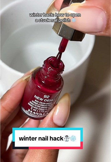 Winter Nail Hack: How to Open a Stuck Nail Polish