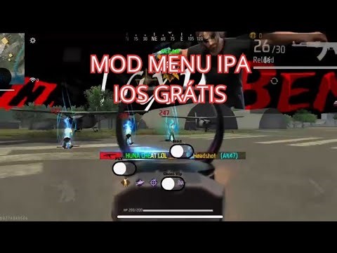 MOD MENU FFH4X IPA GRÁTIS ANTBAN E ANTBLACKLIST PARA CONTAS PRINCIPAIS 100% HS😈😈