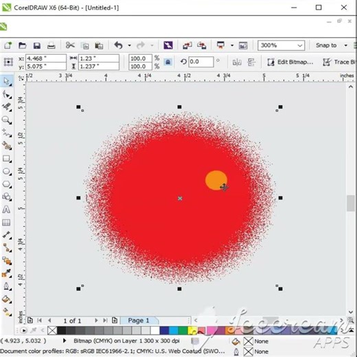 Coraldraw Tutorial - Scatter For More Tops and Tricks