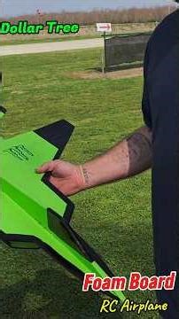 Dollar Tree foam board rc airplane #dollartree #rcairplane