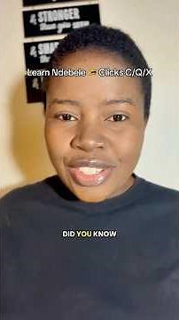 🗣️ Learn How to Pronounce Clicks in Ndebele! 🇿🇼