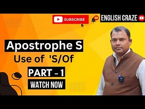 Apostrophe S Part-1ll Use of OF ll Possessive Pronoun