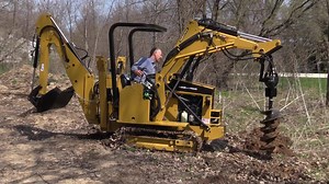 84 reactions · 11 shares | New Video Clip! - The MH8500 equipped with a loader, speed hitch, hydraulic auger and large 8ft backhoe, drilling a few holes for fence posts. #tracksmakethedifference #magnatrac #struckcorp - To learn more about the diesel powered MH8500, click here. > https://struckcorp.com/products/magnatrac-mh8500/ | Struck - Compact Construction Equipment | Facebook