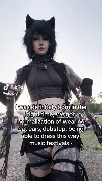 Embrace Goth Culture: Cat Ears and Rave Fashion